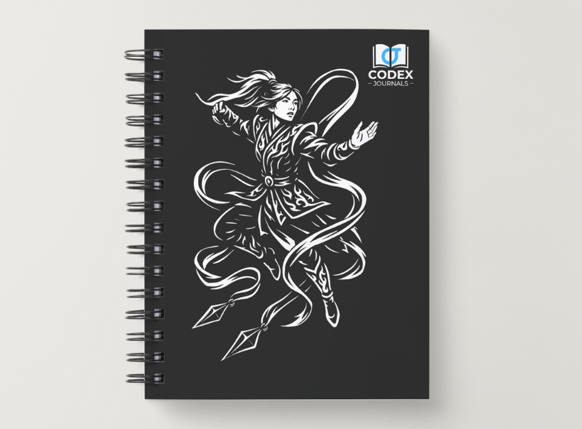 Codex Journal Hero Series – Blazing Devotion Edition cover featuring artwork inspired by heroes