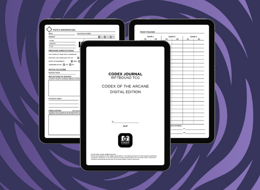 Riftbound Journal Digital - Codex of the Arcane