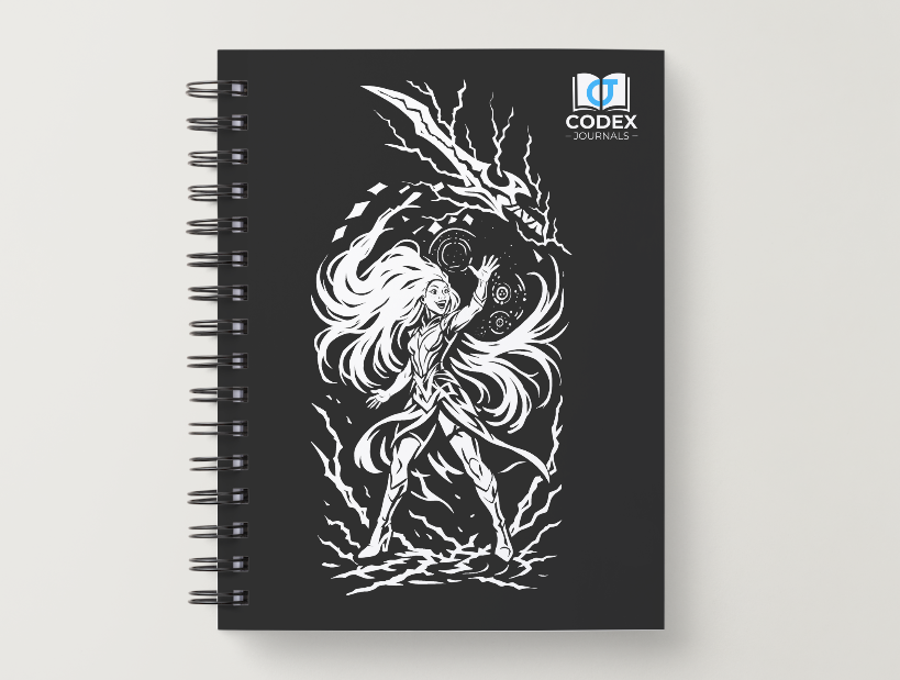 Codex Journal Hero Series – Cosmic Confluence Edition cover featuring artwork inspired by heroes