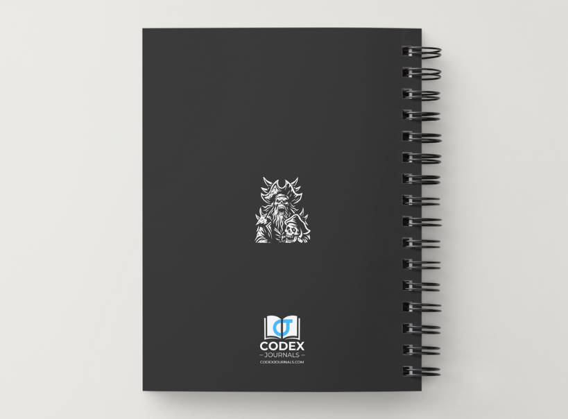 Codex Journal Hero Series – Rumwrought Revenant Edition cover featuring artwork inspired by heroes