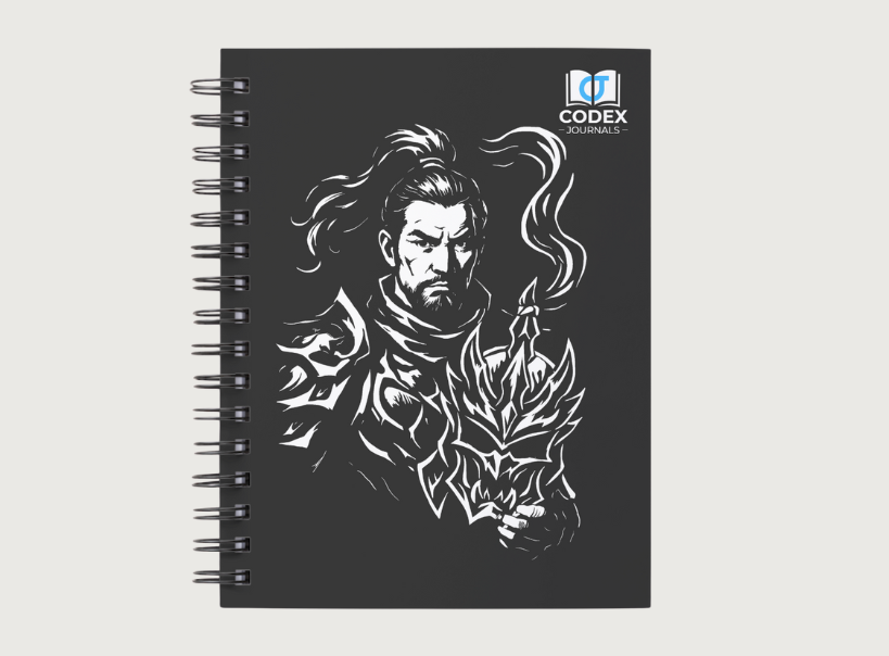 Codex Journal Hero Series – Blade of Empire Edition cover featuring artwork inspired by heroes