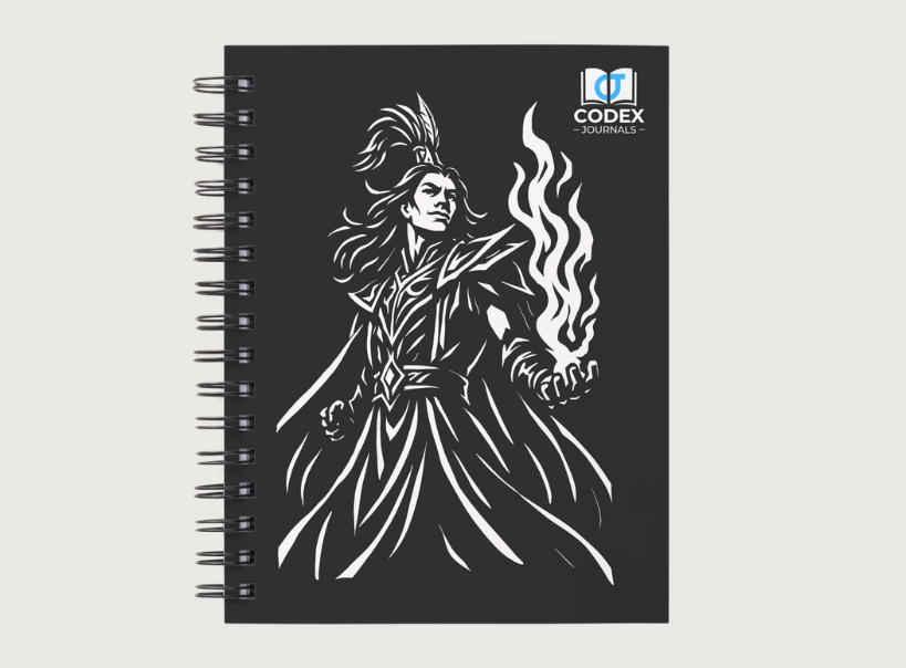 Codex Journal Hero Series – Kindled Arther edition cover featuring artwork inspired by heroes