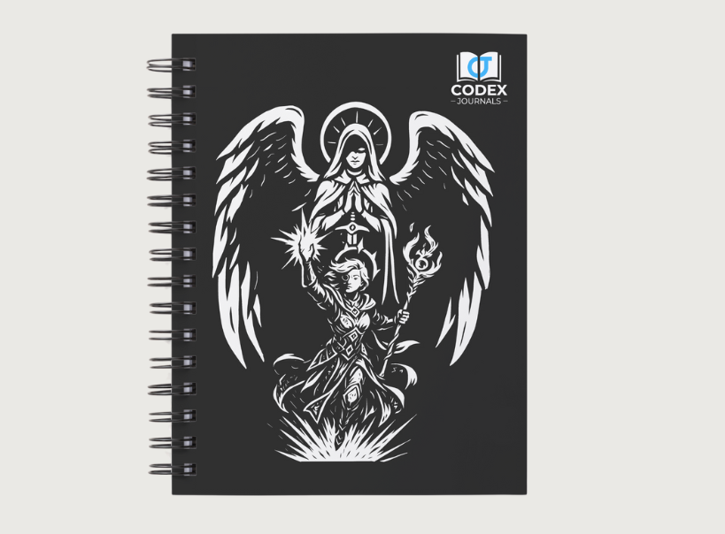 Codex Journal Hero Series – Spark of Divinity Edition cover featuring artwork inspired by heroes