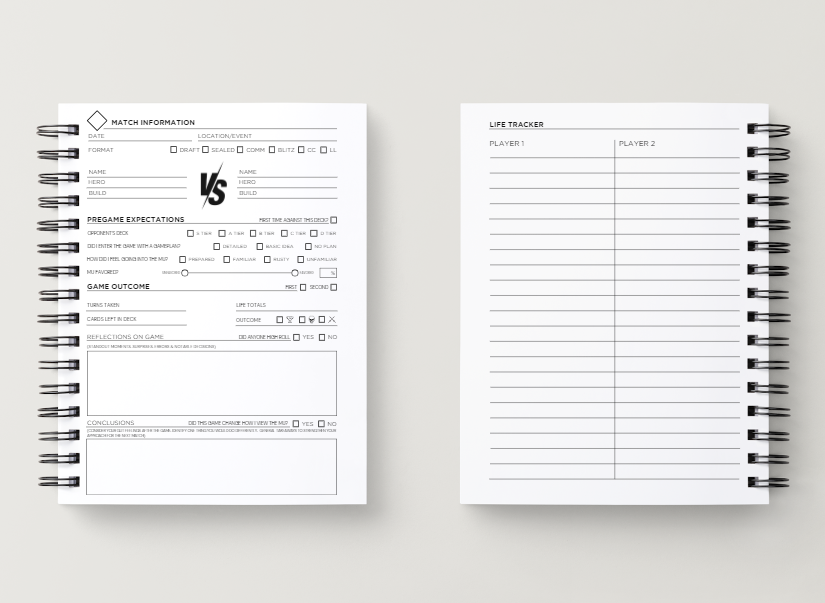 Codex Journals - Match Review and Life Tracker