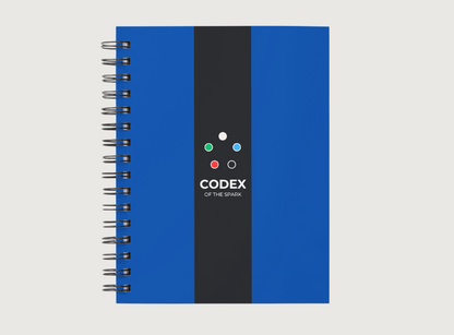 Codex of the Spark Standard Edition - Blue Cover Journal for competitive Magic the Gathering and improvement
