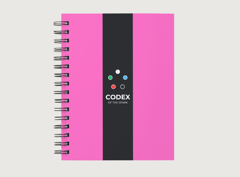 Codex of the Spark Standard Edition - Pink Cover Journal for competitive Magic the Gathering and improvement