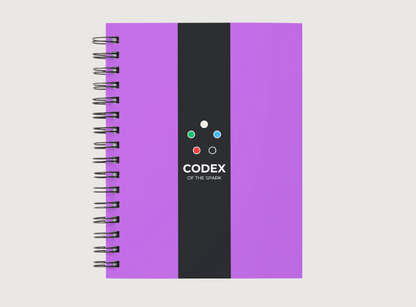 Codex of the Spark Standard Edition - Purple Cover Journal for competitive Magic the Gathering and improvement